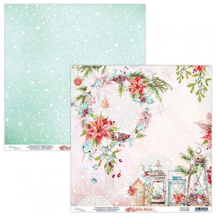 Scrapbooking paper - Mintay Papers - Christmas Stories 03