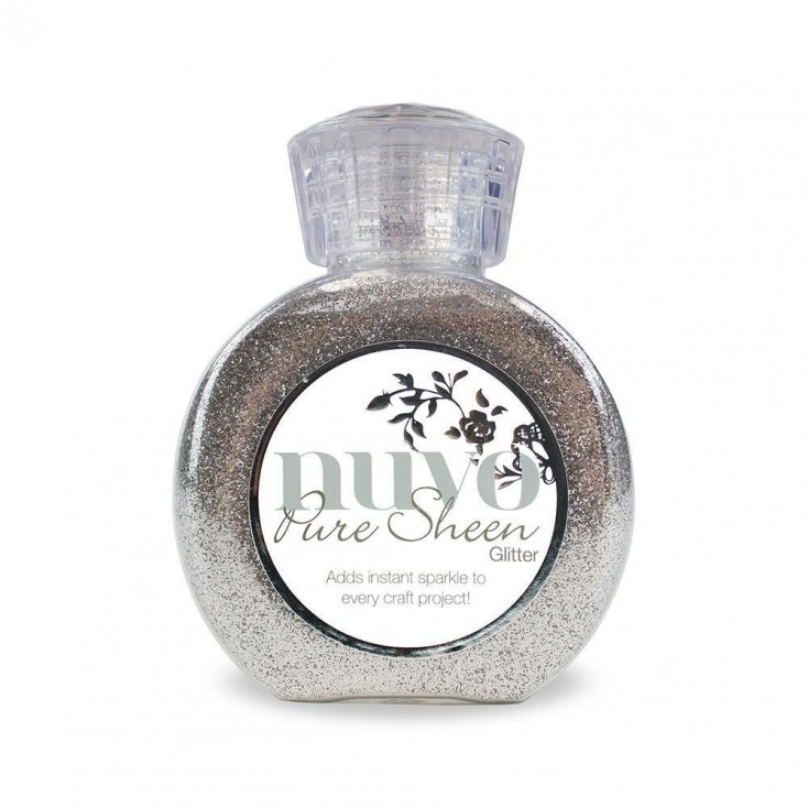 Nuvo Pure Sheen Glitter - Powdered glitter- Silver