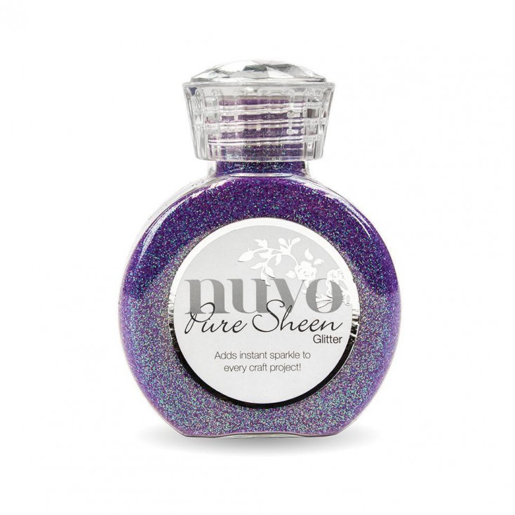 Nuvo Pure Sheen Glitter - Powdered glitter- Fiolet infusion