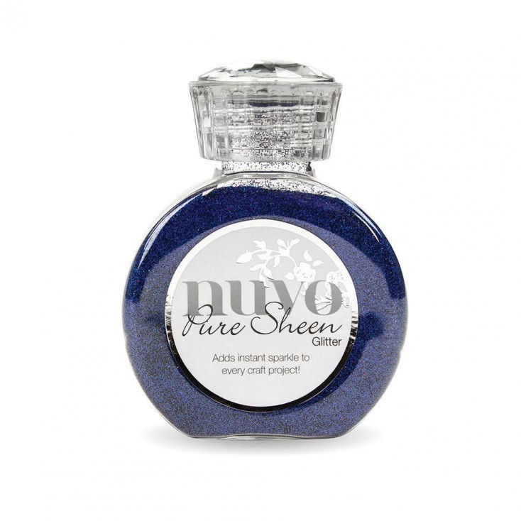 Nuvo Pure Sheen Glitter - Powdered glitter - Sapphire Blue
