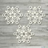 the MiNi art - Cardboard element - Winter Time - a set of snowflakes