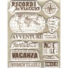 Set of clear stamps - Stamperia - Souvenirs