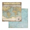 Zestaw papierów do tworzenia kartek i scrapbookingu - Stamperia - Around the world