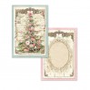 Stamperia - Set of scrapbooking cards - Pink Christmas