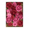 Papierowe kwiaty do rękodzieła - Little Birdie - Fiona Candy Mix- 28 kwiatków