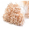 Flower stamen - light meringue matte - one bunch - 2mm