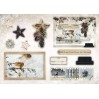 Scrapbooking paper pad - Studio Light - Frozen Forest - Die Cut Foil Block