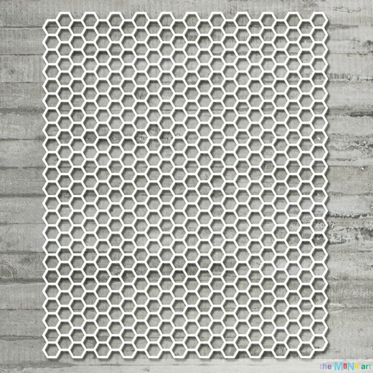 the MiNi art - Cardboard element - Background honeycomb M