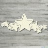 the MiNi art - Cardboard element - Little baby - frame with stars