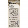 Tim Holtz Collection - Mask, stencil, template - Schoolhouse THS011