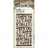 Tim Holtz Collection - Mask, stencil, template - Countdown THS058