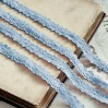 Cotton lace - widh 12mm - blue - 1 meter