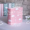 Album base square- Textile - Pink cloud - 20x20x7 cm - Fabrika Decoru