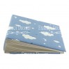 Album base square- Textile - Blue clouds - 20x20x7 cm - Fabrika Decoru
