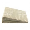 Album base square- Textile - Peas in beige- 20x20x7 cm - Fabrika Decoru