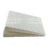 Album base square- Textile - Peas in gray - 20x20x7 cm - Fabrika Decoru