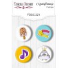 Selfadhesive buttons/badge - Fabrika Decoru - 221