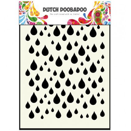 Mask, stencil, template - Rain drops - Dutch Doobadoo
