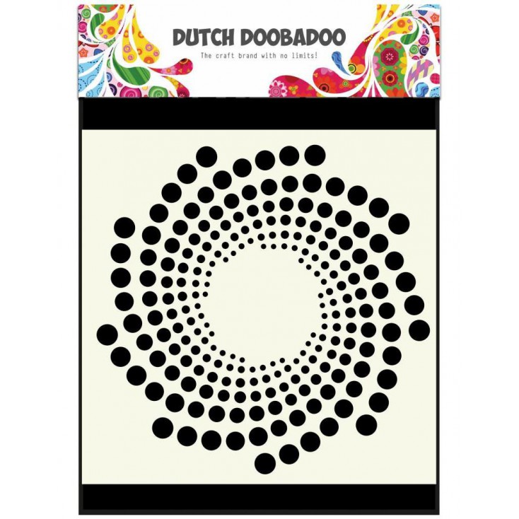 Maska, szablon 15 x 15 cm - Sun - Dutch Doobadoo