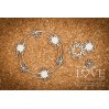 Cardboard -Liana frame with snowflakes - Arctic Sweeties - LA18633- Laserowe LOVE