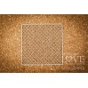 Cardboard -Grid background- Vintage Ornaments - LA18227 - Laserowe LOVE