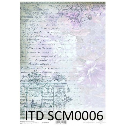 Scrapbooking paper A4 - SCM006 - ITD Collection