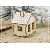 Cardboard - Mini house - hut 3D -SnipArt