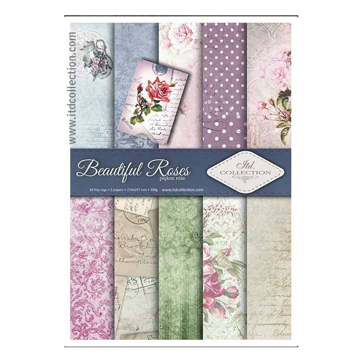 Set of scrapbooking papers - A4 - SCRAP008 - ITD Collection