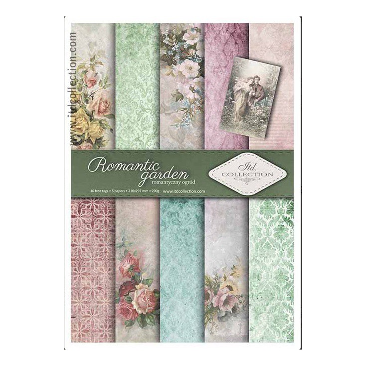 Set of scrapbooking papers - A4 - SCRAP009 - ITD Collection