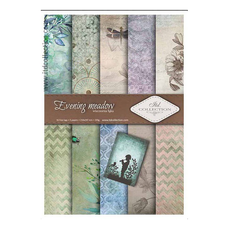 Set of scrapbooking papers - A4 - SCRAP012 - ITD Collection