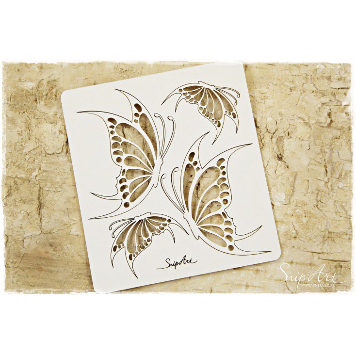 Cardboard - butterfly wings - set 1 - SnipArt