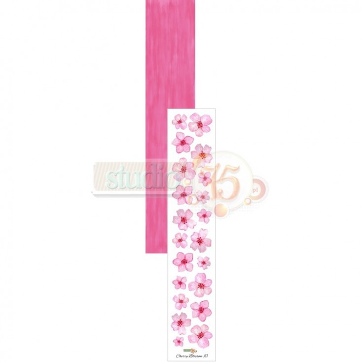 Scrapbooking paper, strip - Studio 75 - Cherry Blossom 09