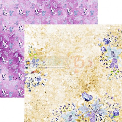 Scrapbooking paper - Studio 75 - Violet love 03