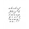 Set of clear stamps - Stamperia - Alphabet 01