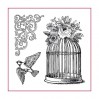 Set of clear stamps - Stamperia - Cage