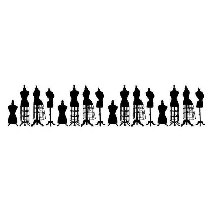 Set of clear stamps - Stamperia - Mannequins