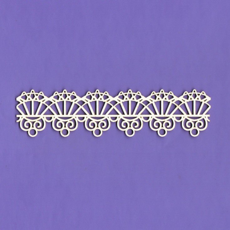 Cardboard element - Border lace Viva - Crafty Moly