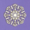 Cardboard element - Winter collection - Snowflakes large 3- Crafty Moly