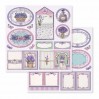Zestaw papierów do tworzenia kartek i scrapbookingu - Stamperia - Provence - SBBL51