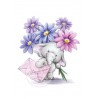 Stemple / pieczątki - Wild Rose Studio - Bella with Flowers CL226
