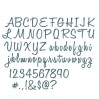 Sizzix Thinlits 662228 - Alphanumeric, script