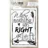 Set of clear stamps - Coosa crafts - Go left - COC-027