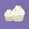 Cardboard element - Love Muffins - Crafty Moly