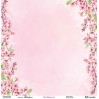 Set of scrapbooking papers - ScrapAndMe - Pink blossom - 01/02
