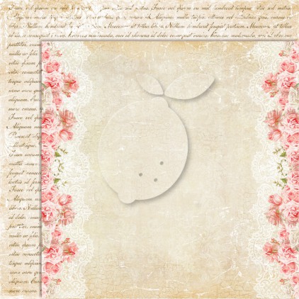 Double sided scrapbooking paper - Sense and sensibility 02