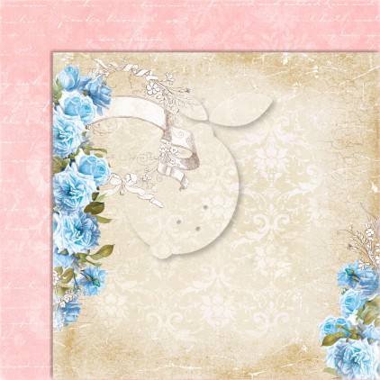 Double sided scrapbooking paper - Sense and sensibility 01