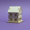 Cardboard element 3d -Crafty Moly - Winter house G11
