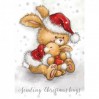 Set of clear stamps - Wild Rose Studio - Bunny Hugs CL512