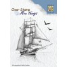 Set of clear stamps - Nellies's Choice - Sailingboat - CSMT0087