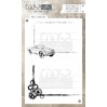 Set of clear stamps - Coosa crafts - Wheels- COC-047